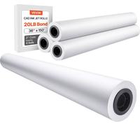Papier grand format papier traceur 4 rouleaux 915mmx45,7m CAD Bond Rouleaux