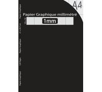 Papier Graphique millimétré A4 1mm-1cm: 120 Feuilles Quadrillée | Double Face (recto-verso) | Carrés De 0.1cm-10mm|Pour Dessiner Des Figures Géometrique