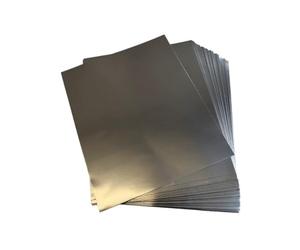 Papier graphite - Feuille de graphite conductrice, teneur en carbone de 99,5%, 10 films de feuille de graphite flexible(0.3x200x250mm)