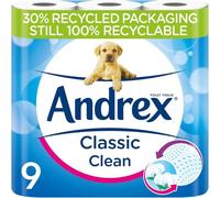 Papier hygiénique Andrex Classic Clean, 9 rouleaux