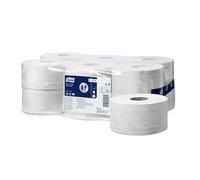 Papier hygiénique tork mini jumbo idéal forte fréquentation rouleau 180m