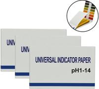 Papier indicateur avec bandelettes pour l'analyse du pH urinaire - lot de 3 paquets, 240 bandelettes
