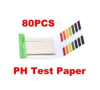 Papier Indicateur Ph Mètre, 80 Banddes, Valeur 1-14, Test De Tournesol, Kit Indicateur Ph Mètre, Papier Pour Eau Urinaire Aquarium