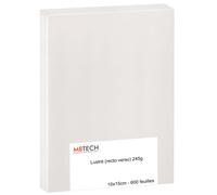 Papier jet d'encre TT PRO Lustré (recto verso) 245g 10x15cm pour D500 (600 feuilles)