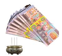 Papier Joss Monnaie Ancestrale,Argent Ancestral | Offrandes Sacrificielles pour Cérémonies Funéraires et Fête des Fantômes