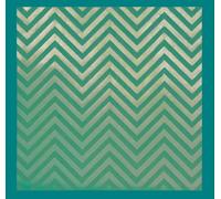 Papier Kraft À Effet Doré 30x30cm Chevron