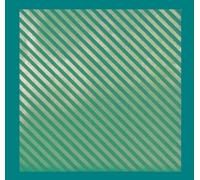 Papier Kraft À Effet Doré 30x30cm Stripe (Rayé)