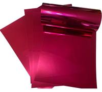 Papier Kraft,Format 42x29,7 Cm,8 Pièces (Rose Intense,A3/8 Unités)