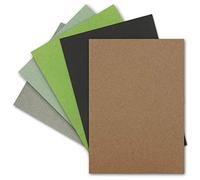 Papier kraft vintage DIN A4 120 g/m² - Marron - Papier recyclé 100 % bio