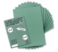 Papier kraft vintage DIN A4 120 g/m² - Marron - Papier recyclé 100 % bio