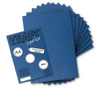 Papier kraft vintage DIN A4 120 g/m² - Marron - Papier recyclé 100 % bio