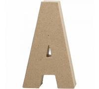papier mâché lettre A 20,5 cm
