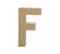 papier mâché lettre F 20,5 cm