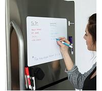 Papier Magnétique pour Tableau Blanc, Grandeur avec Gomme et Marqueur, Idéal pour Cuisine et Organisation