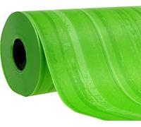 Papier manchette 37,5cm 100m, printanier vert mai/vert, résistant à la déchirure, idéal pour la décoration et l'emballage de cadeaux