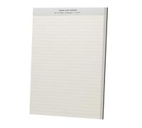 Papier manuscrit A4 avec couverture horizontale qui aurait pu déchirer le papier manuscrit à fond rigide - Petite page intérieure vierge A6