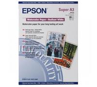 EPSON Papier Photo Aquarelle A3+ 190g 20 Feuilles