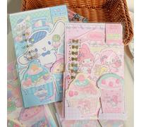 Papier Mémo De Dessin Animé Kawaii, Lettres Autocollantes, Ma Mélodie, Cannelle, Ensemble D'autocollants