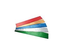 Papier metal crepe 250x50 assorti - Paquet de 5