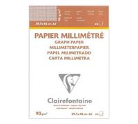 Papier millimétré - A3 - Bloc de 50 feuilles - Dessin, croquis - Clairefontaine