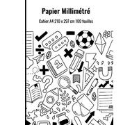 Papier Millimétré: Cahier A4 210 x 297 cm 100 feuilles