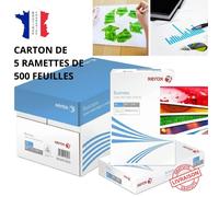 Papier Multifonction Blanc 80 g/m² A4 Carton De 5 Ramettes De 500 Feuilles