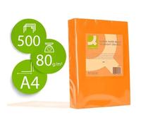 Papier multifonction - Q-CONNECT - A4 - 80g/m2 - Orange intense