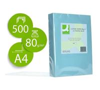 Papier multifonction - q-connect - A4 - 80g/m2 - Unicolore - Celeste - Ramette 500 feuilles