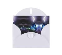 Papier nacré avec enveloppes Motif papillon et inscription « Thinking of You » 10,2 x 15,2 cm