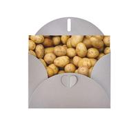 Papier nacré avec enveloppes Motif pommes de terre 10,2 x 15,2 cm