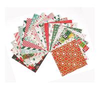 Papier Noël tendance 15,2 cm 20 Feuilles
