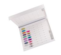 Papier Nuancier de Vernis à Ongles Livre Compact, 120 Couleurs | Carte de Distinction des Couleurs, pour Manucure et Services Mobiles, 1 Pièce