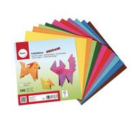 Papier Origami 15x15cm 100 Feuilles Multicolores