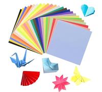 Papier Origami 15x15cm 300 Feuilles 20 Couleurs Papier Origami Enfant Feuille Origami de Couleur Carrée Papier Coloré Pour l'École et La Maison, l'Origami DIY et Les Décorations Faites à La Main