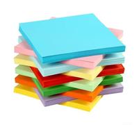 Papier origami avec 100 feuilles carrées pour travaux manuels, amélioration de la journalisation, exercices de pleine conscience à base de papier (25 cm)