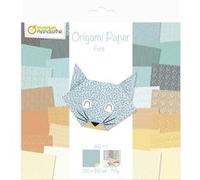 Papier origami Avenue Mandarine 60 feuilles 20 x 20 cm 70g thème renard G