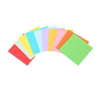 Papier Origami coloré, 520 Pièces 5 X 5 Cm, Feuilles D'artisanat Carrées Double Face Lumineuses, éducatif pour les Enfants, Imaginations Lumineuses, Carte, Menu, Mémo,
