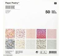 Papier origami Nature - 15 x 15 cm - 50 feuilles G