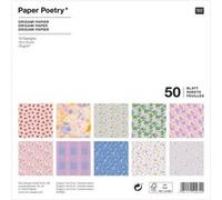 Papier Origami Rico Design - Collection Transformation - 15 x 15 cm - 50 feuilles Multicolore G