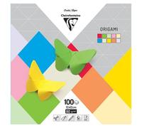 Papier Origami Uni 10 Teintes 12x12cm 100 Feuilles