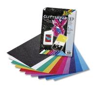 Papier paillette - Marque inconnue - 23x33cm - 70g - Pochette de 10 feuilles