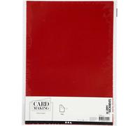 Papier parchemin A4 rouge, 100 g/m², pour bricoler, peindre, DIY - paquet de 10