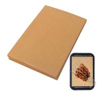 Papier parchemin | papier sulfurisé antiadhésif résistant | 100 plaques de cuisson prédécoupées | idéal pour cuisiner, ranger des paniers alimentaires et nettoyer facilement | parfait pour cuisiner au