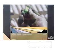 Papier Pastel, Pastel sec couleurs claires, 21 x 29.7cm,160g, 6 couleurs, 30feuilles et 1 carte