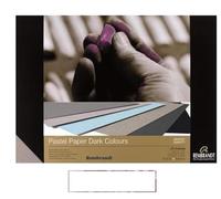 Papier Pastel, Pastel sec couleurs foncèes, 29.7x 42cm,160g, 6 couleurs 30feuilles et 1 carte