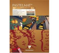 Clairefontaine Bloc Papier Pastelmat 360 g 30 x 40 cm 12 feuilles – couleurs assorties