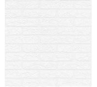 Rasch Selection | 309627 | papier peint imitation brique pierre en papier | 0.53 m x 10.05 m | blanc