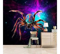 papier peint 3d 400x280cm Araignée Colorée papier peint panoramique 3d Ensemble mural 3D sur toile à l’huile, montage sans joint apparent, parfait pour salle à manger EB24-10692