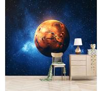 papier peint 3d 400x280cm Planètes Extraterrestres papier peint panoramique 3d Ensemble mural 3D sur toile à l’huile, montage sans joint apparent, parfait pour salle à manger EB24-10955