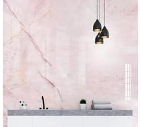 Papier Peint 3D Abstrait Rose Pierre Imitation Marbre Motif | Facile à Installer Cette Décoration Luxueuse Est Idéale Pour un Bureau Salon une Chambre ou Mur Derrière le TV-400cm×280cm